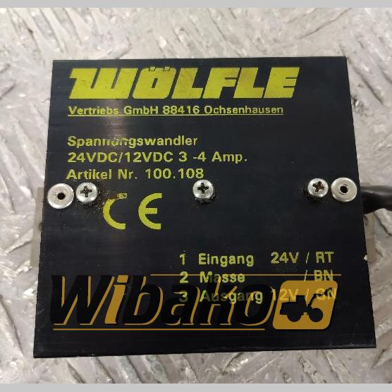 Voltage converter Wolfle 24VDC/12VDC 100.108