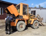 Verification and repair of travel system in Zeppelin ZL6B wheel loader