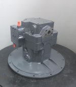 Repair of the hydraulic pump for material-handler excavator Fuchs-Terex.