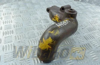 Elbow for engine Harvester H25 318123R2