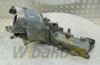 Oil cooler housing for engine Liebherr D846 A7 10012288