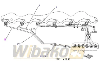Fuel line Caterpillar 3306 4P-9386