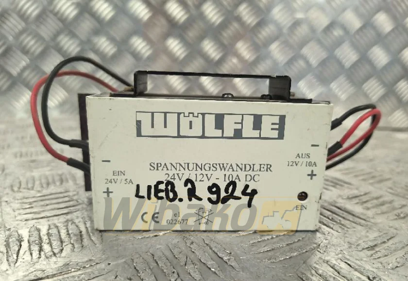 Przetwornica WÖLFLE 24V / 12V - 10A DC 022677 – used