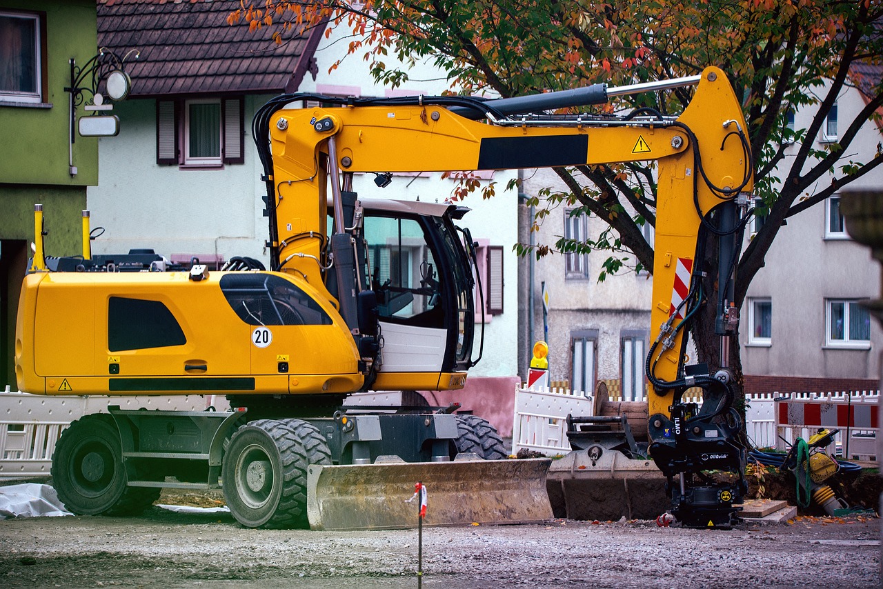 wheeled excavator