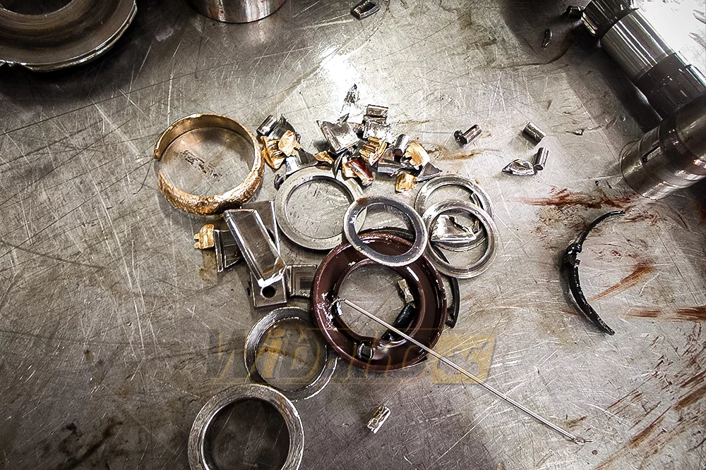 damaged pump parts