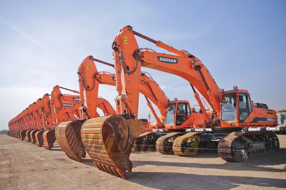 Excavator arms