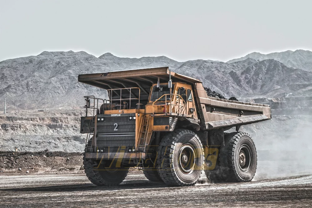 dumper on a construction site