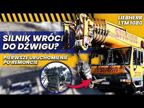 Will the Engine Go Back Into the Crane? First Start After the Overhaul – Liebherr LTM 1080