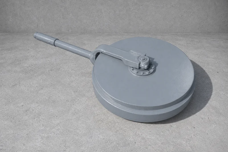 Front idler for an excavator crawler undercarriage