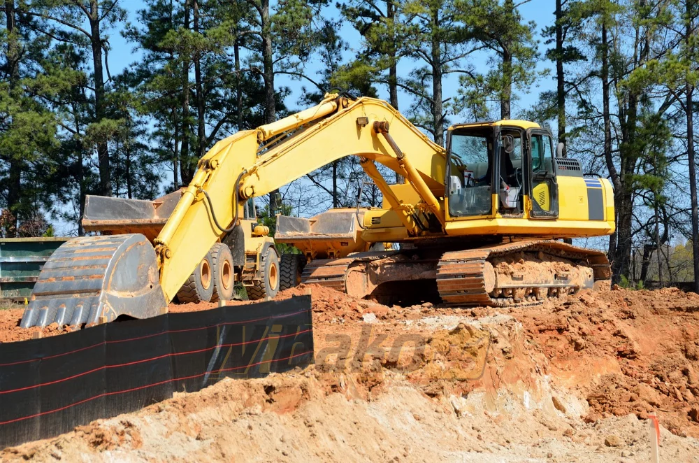 hydraulics in an excavator