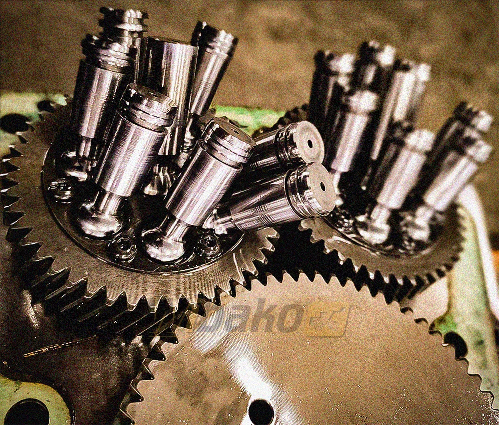 pistons in a hydraulic pump