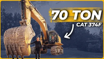 How Was the Repair of the 70-Ton Giant? Caterpillar 374F