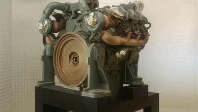 Repair of the Liebherr D9406 TI Engine in the LTM 1070/1 Crane