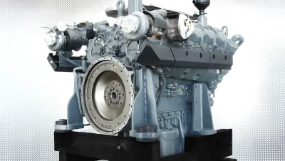 Engine Overhaul of D9508 A7 (450 kW) in Mobile Crane LTM 1400-7.1