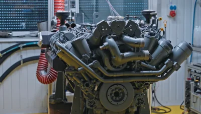 Powerful V8 from Liebherr – 16-liter D9508 engine