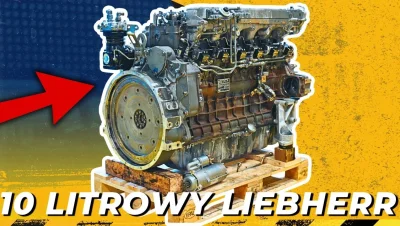 This is what the engine of a Mobile Crane looks like - Liebherr D 936 LA6