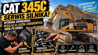 This CAT 345C couldn't keep working like this! Replacing the rear crankshaft seal
