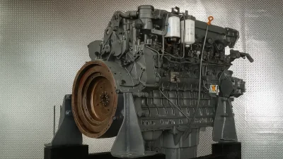 Renovation of the Liebherr D924 T-E Engine in the LTM 1090/2 Crane