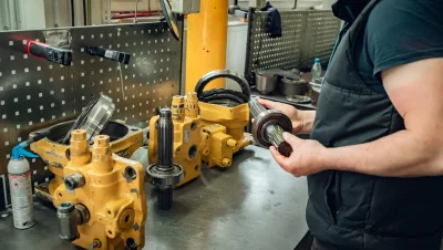 Hydraulic Travel & Swing Motor Repair – Symptoms, Rebuild