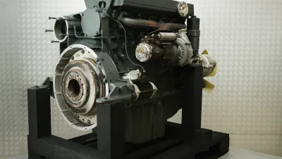 Renovation of the Mercedes OM906 Engine in the Grove GMK 2035 Crane