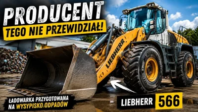 The manufacturer didn't foresee this! Preparing a Liebherr L566 wheel loader for a waste site