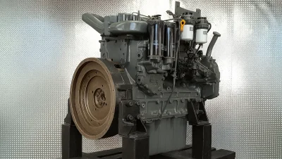 Reconstruction of the Liebherr D924 TI-E Engine in the LTM 1220 (NX) Crane