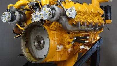 Repair of the Liebherr D 9408 TI-E Engine in the LTM 1800 Crane