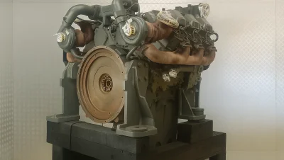 Repair of Liebherr D9406 TI-E Engine in LR 1400/1 Crawler Crane