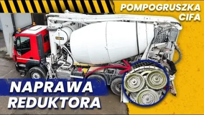 How do you get in there? Repairing the drum drive gearbox of a CIFA truck mixer pump