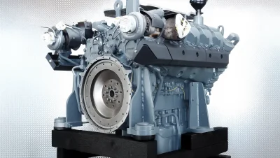 Reconstruction of Liebherr D9508 A7 Engine in HS 855 HD Crawler Crane