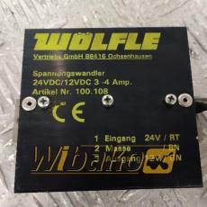 Voltage converter Wolfle 24VDC/12VDC 100.108 